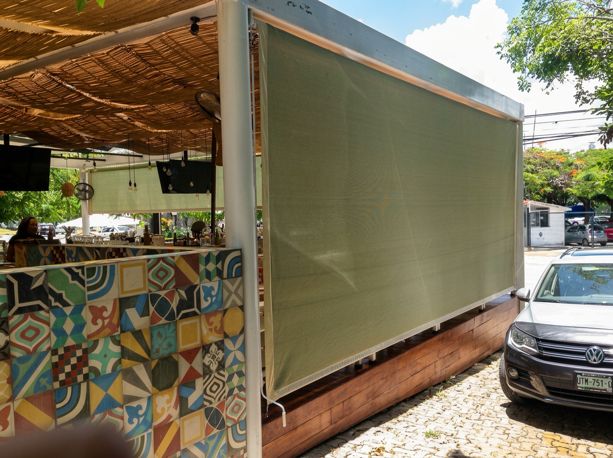 Cortinas para restaurante